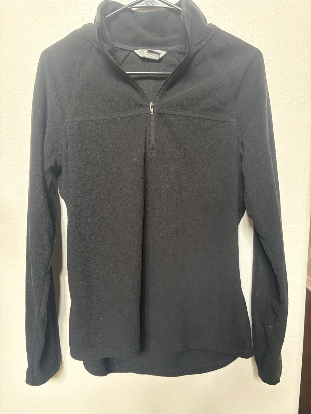Black Natural reflections Half-Zip Women's Fleece Pullover